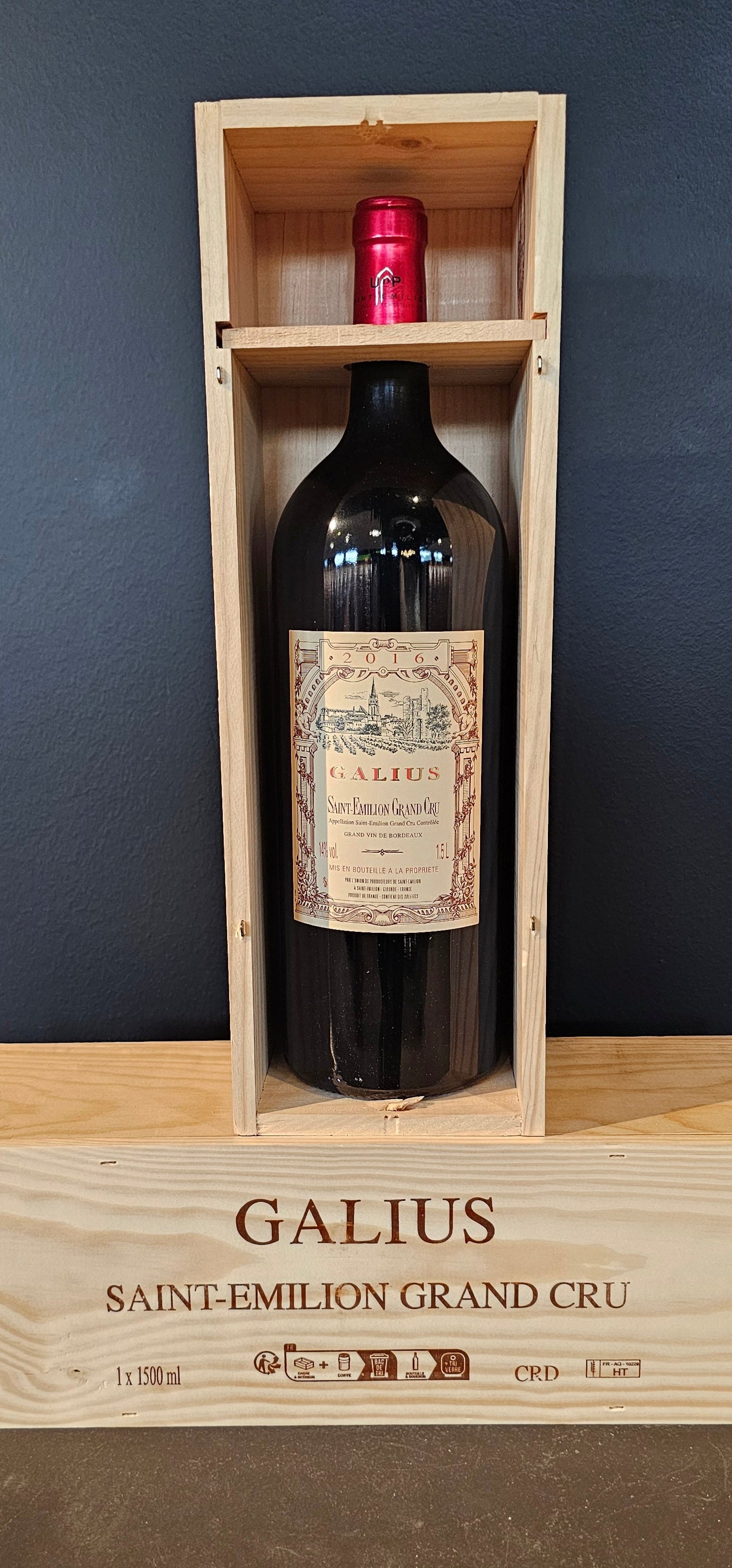 Galius magnum en caisse bois